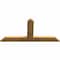 Ekena Millwork Portland Rough Sawn Timber Gable Bracket, Western Red Cedar, 60"W x 30"H x 2"D x 6"F, 12/12 Pitch GBW060X30X0206POR00RWR - alternate 4